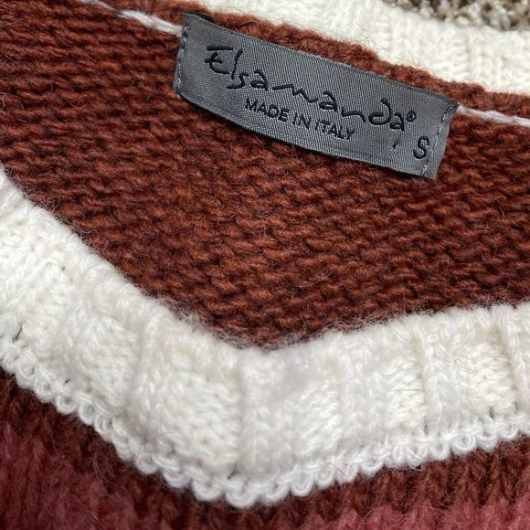 ANTHROPOLOGIE ELSAMANDA Alpaca Wool Blend Sweater Made in Italy Size Small - Picture 5 of 5